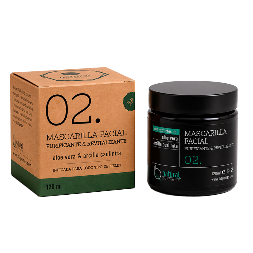 02 Mascareta facial purificant & revitalitzant (120ml)